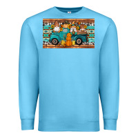 Ocean Blue fall gnomes truck sippy cup Premium Sweatshirt - Artiststas