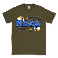 Army Green mama volleyball Classic Tee - Zillion Design Studio