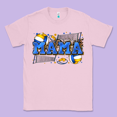 Mama Volleyball Classic Tee Designed By Zillion Design Studio