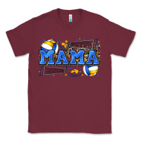 Burgundy mama volleyball Classic Tee - Zillion Design Studio