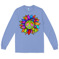 Colony Blue pride sunflower Long Sleeve Tee - texasbilliewilder