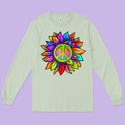 Long Sleeve Tee pride sunflower