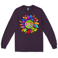 Plum pride sunflower Long Sleeve Tee - texasbilliewilder