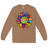 Toasted Coconut pride sunflower Long Sleeve Tee - texasbilliewilder