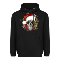Black skull Christmas cactus Heavyweight Hoodie - JahusDesignShop