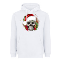 White skull Christmas cactus Heavyweight Hoodie - JahusDesignShop