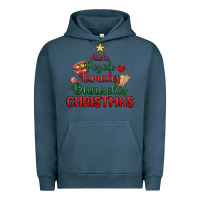 Pigment Midnight Navy atole pozole mexican christmas Urban Hoodie - MaliasSmallBusiness