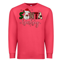 Cardinal Santa baby Cow Premium Sweatshirt - JahusDesignShop