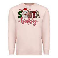Santa Baby Cow Premium Sweatshirt | Teevron
