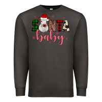 Smoke Santa baby Cow Premium Sweatshirt - JahusDesignShop