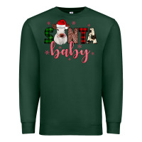 Sports Green Santa baby Cow Premium Sweatshirt - JahusDesignShop