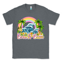 Charcoal Heather beach bum Classic Tee - texasbilliewilder