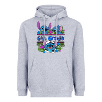 Heather Grey preview flower stitch 6 th grade Heavyweight Hoodie - AdoDesignShop