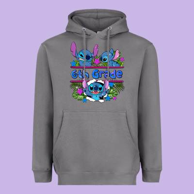 Preview Flower Stitch 6 Th Grade Heavyweight Hoodie Designed By Adodesignshop