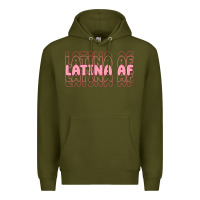 Army Green latina af Premium Hoodie - MaliasSmallBusiness