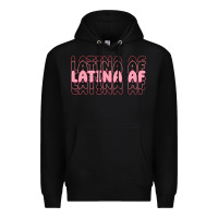 Black latina af Premium Hoodie - MaliasSmallBusiness