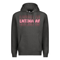 Charcoal Heather latina af Premium Hoodie - MaliasSmallBusiness