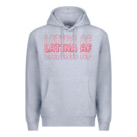 Heather Grey latina af Premium Hoodie - MaliasSmallBusiness