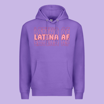Latina Af Premium Hoodie Designed By Maliassmallbusiness