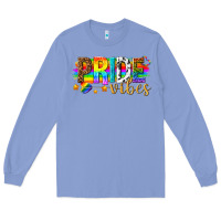 Colony Blue pride vibes Long Sleeve Tee - texasbilliewilder