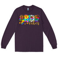 Plum pride vibes Long Sleeve Tee - texasbilliewilder
