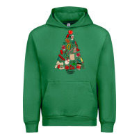Emerald teacher christmas tree Urban Hoodie - MaliasSmallBusiness