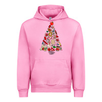 Fuchsia Pink teacher christmas tree Urban Hoodie - MaliasSmallBusiness