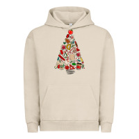 Pigment French Oak teacher christmas tree Urban Hoodie - MaliasSmallBusiness