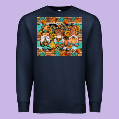 Western Fall Gnomes Tumbler Premium Sweatshirt Designed By Artiststas