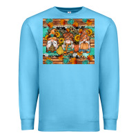 Ocean Blue western fall gnomes tumbler Premium Sweatshirt - Artiststas