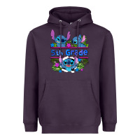 Plum preview flower stitch 5th grade Heavyweight Hoodie - AdoDesignShop
