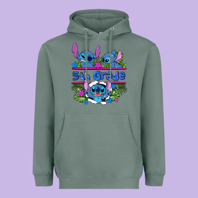 Preview Flower Stitch 5th Grade Heavyweight Hoodie Designed By Adodesignshop