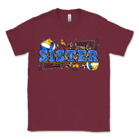 Burgundy sister volleyball Classic Tee - Zillion Design Studio