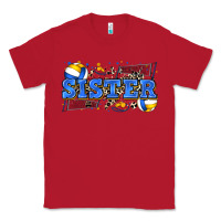 Red sister volleyball Classic Tee - Zillion Design Studio