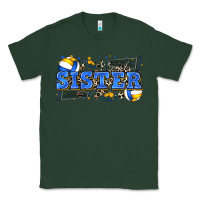 Sports Green sister volleyball Classic Tee - Zillion Design Studio