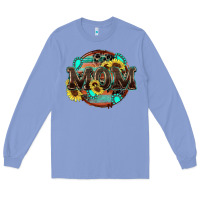 Colony Blue western mom Long Sleeve Tee - Zillion Design Studio