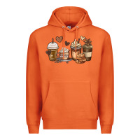 Carrot melanin afro coffee cups Premium Hoodie - MaliasSmallBusiness