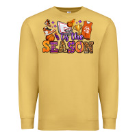 Antique Gold tis the season basketball Premium Sweatshirt - Jasminsmagicworld