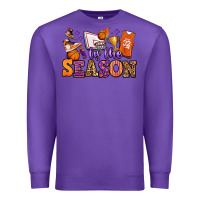 Purple tis the season basketball Premium Sweatshirt - Jasminsmagicworld