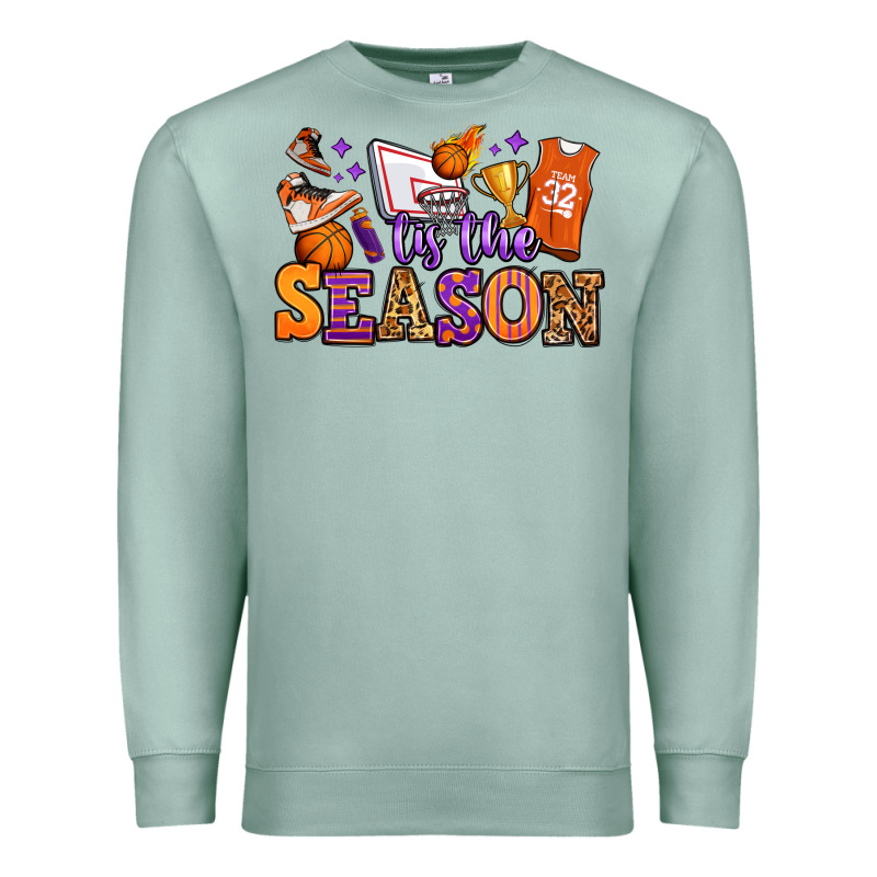 Tis The Season Basketball Premium Sweatshirt by Jasminsmagicworld | Teevron
