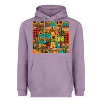 Hello Fall Pumpkin Heavyweight Hoodie | Teevron