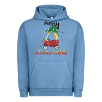 Pigment Pebble Blue merry christmas kids car Urban Hoodie - MaliasSmallBusiness