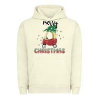 Pigment Pistachio merry christmas kids car Urban Hoodie - MaliasSmallBusiness