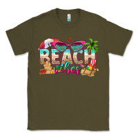Army Green beach vibes Classic Tee - texasbilliewilder