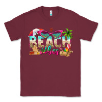 Burgundy beach vibes Classic Tee - texasbilliewilder