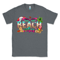 Charcoal Heather beach vibes Classic Tee - texasbilliewilder