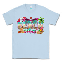 Dusty Blue beach vibes Classic Tee - texasbilliewilder