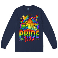 Navy pride tribe lgbtq Long Sleeve Tee - texasbilliewilder