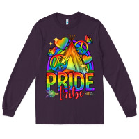 Plum pride tribe lgbtq Long Sleeve Tee - texasbilliewilder