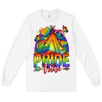 White pride tribe lgbtq Long Sleeve Tee - texasbilliewilder